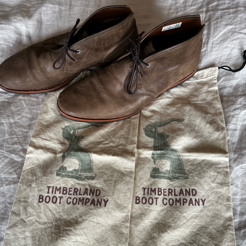 Timberland chukka leather boots size 11